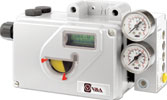 The V&A SRD991 positioner incorporates an LCD for configuration and fault-finding.